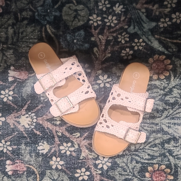 Cat & Jack Other - Girls Pink Cat & Jack Double Buckle Sandals